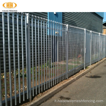 W Style Style Steel Color Coated Palisade Fence